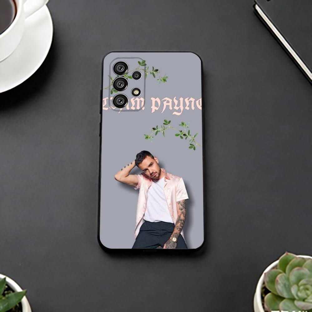 S-Singer L-Liam Payne Phone Case For Samsung S25,S24,S21,S22,S23,S30,Ultra,S20,Plus,Fe,Lite,Note,10,Black Cover