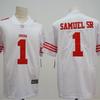 San Francisco 49ers NFL Football Jersey Short Sleeve Embroidered Team Apparel Men Fans Sports Wear