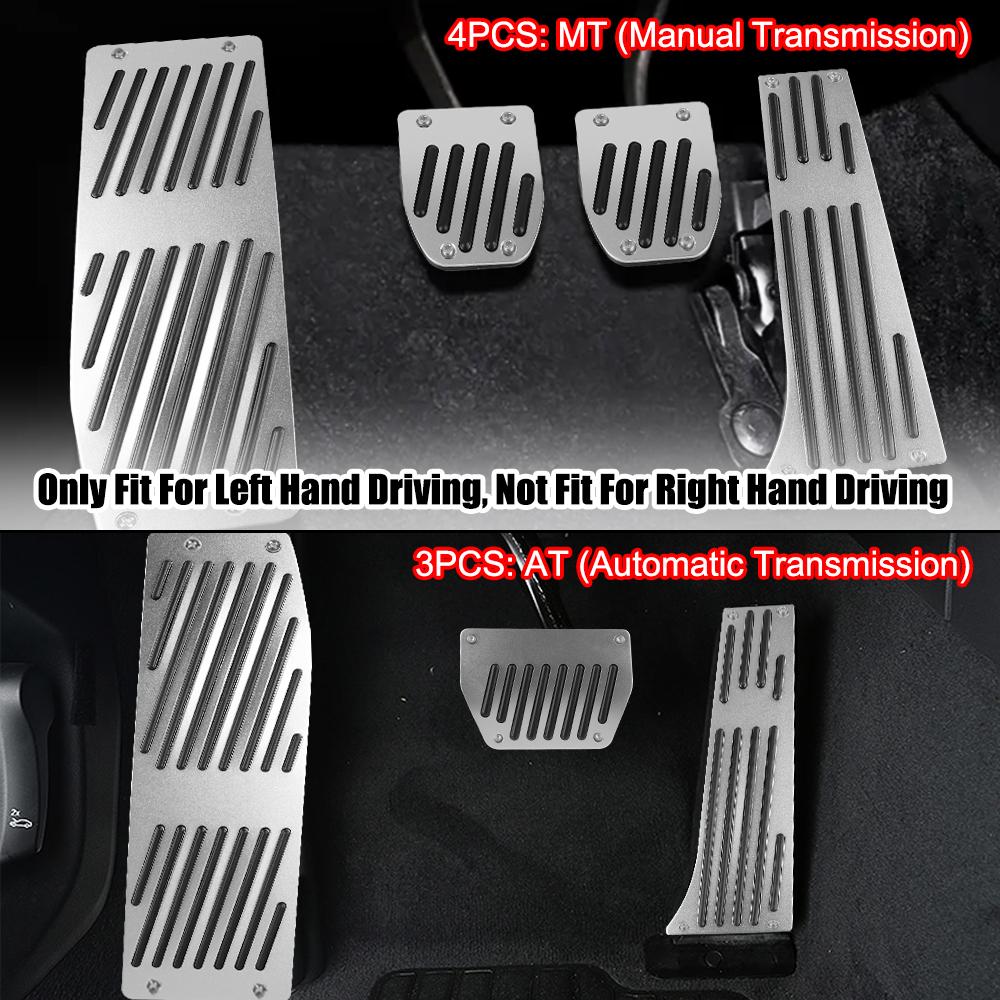 Автозапчасти для интерьера, модные серебристые для BMW X1 M3 E30 E36 E39 E46 E87 E90 E91 E92 E93, автомобильные педали из алюминиевого сплава