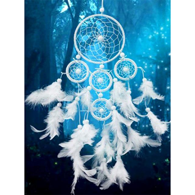 5D Круглая/Квадратная Алмазная картина «сделай сам», домашний цвет, украшение в виде перезвона ветра, Алмазная вышивка, мозаика, художественная живопись