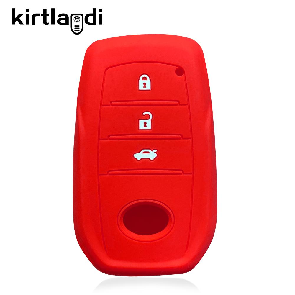 Пульт-брелок с 2/3/4/5 кнопками для Toyota Camry Land Cruiser Prado 150 Mark X Venza Fortuner Rav4 Highlander Yaris Auris Чехол для ключа
