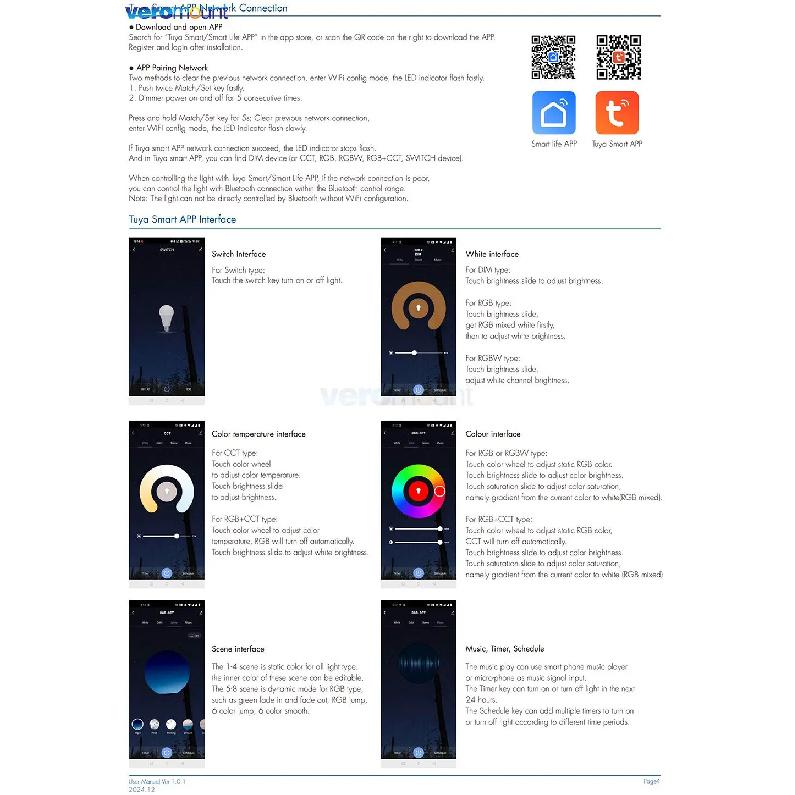 Skydance WiFi ZigBee RF DALI Dimmer Tuya Smart APP Control RGB/RGBW/CCT color LED Strip Light DA-ML/DA-ML(WT)/DA-ML(WZ) RF 2.4G