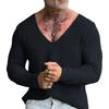 Men’s V-Neck Pullover Knit Sweater