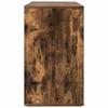 Sideboard Smoked Oak 120 x 41 x 75 cm Wood Based Material