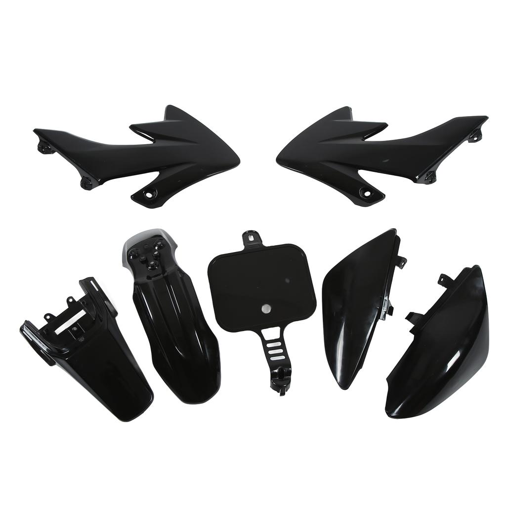 7pcs Black Plastic Fairing Kit Body Work Fairing Set Motorcycle Accessories Replacement for XR50