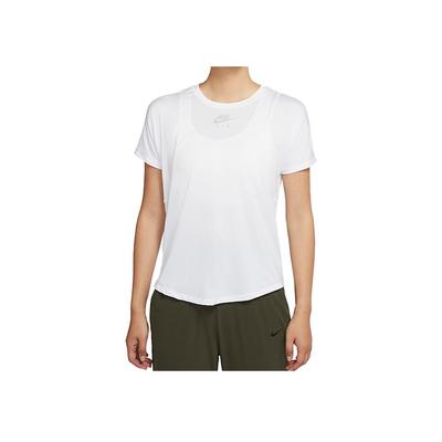 Футболка Air Dri-FIT Running с коротким рукавом и круглым вырезом, женская, белая CU3330-100