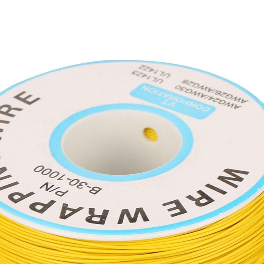 30AWG Single Copper Wire Strand 200M Wrapping Wire Colorful Tin Plated Copper Cord  Circuit Board