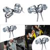 2 Pieces Exercise Bike Pedals with Straps Repair Replacement Nonslip Accessories Bicycle Pedals for Outdoor Bicycles Home Gym