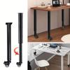 41-62cm 2pcs Adjustable Table Legs with Locking Casters Suitable for Tables Sofas Dressing Tables and Adjustable Height