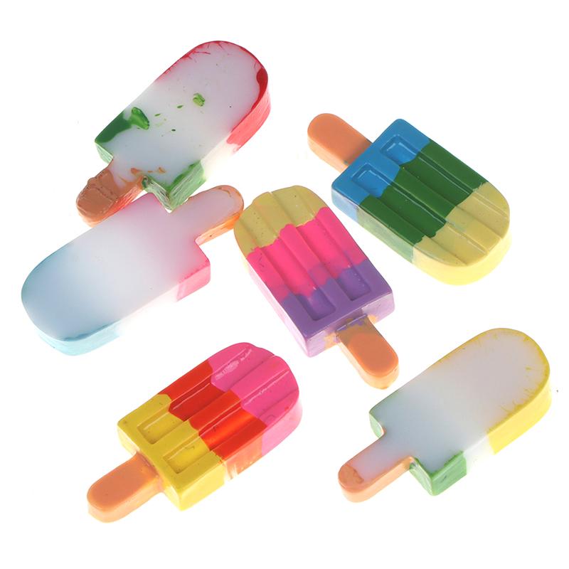 5Pcs 1:12 1:6 Dollhouse Miniature Popsicle Dolls Kitchen Food Accessories