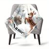 Winter Wonderland Home Customization Blanket Comfortable Soft Lightweight Allseason Multipurpose Blanket For Picnics Sofas Offices Beds Living Rooms