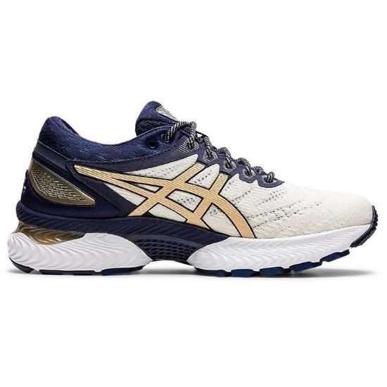 Asics Кроссовки для бега Gel-Nimbus 22 Mesh Удобные Прочные Низкие Женские Кроссовки Бело-Синие 1012A807-100