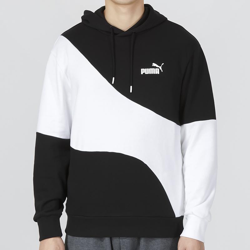 Puma Толстовка 'Черная' с принтом Power Cat Мужская 675746-01