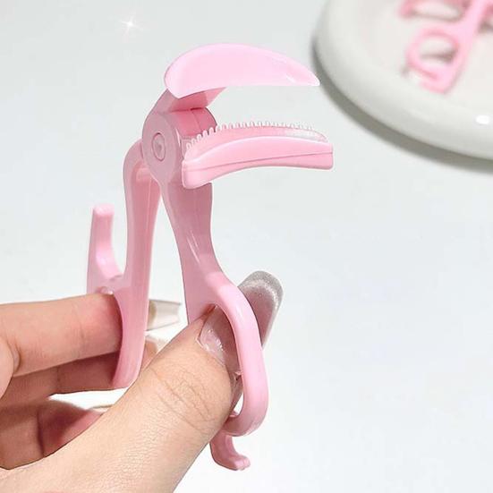 Щипцы для завивки ресниц с силиконовой расческой, портативные, дорожные, эргономичные, зажимы для ресниц, профессиональные, для начинающих, женские инструменты для завивки ресниц