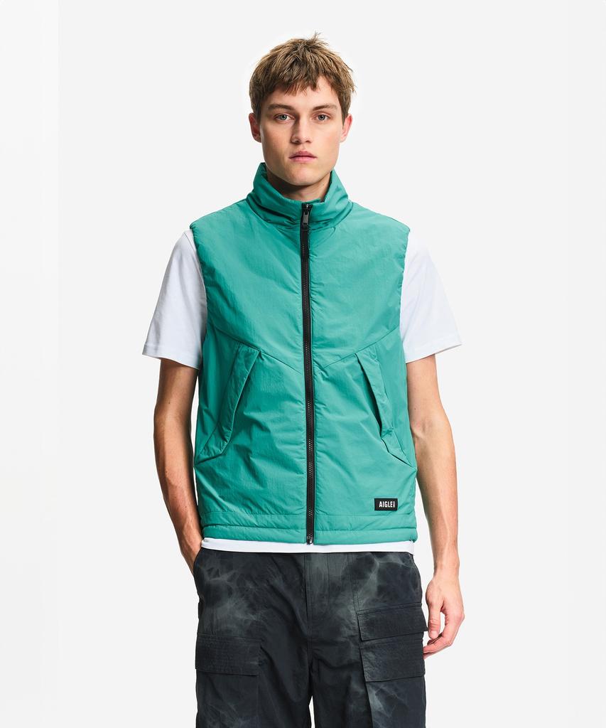 Aigle Men'S T-Kit Water Repellent Light Padded Vest Ais26Moui001Alh