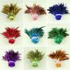 50pcs Multi Color Pheasant Feather 10-15cm/4-6inch DIY Jewelry Decoration Rooster Feathers for Craft Wedding Party Accessories