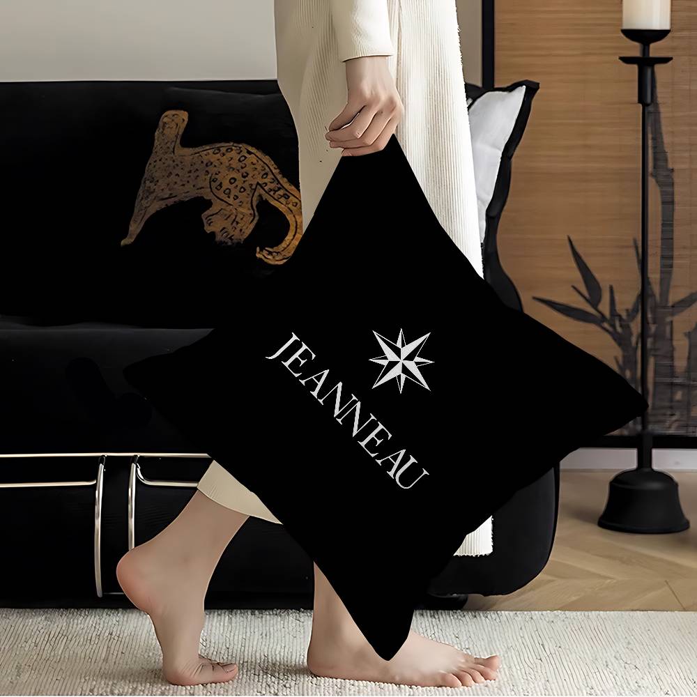 Jeanneau Logo Personalized Pillow Dust Cover Bedroom Kids Party Decoration Pillowcase Birthday Children Gift