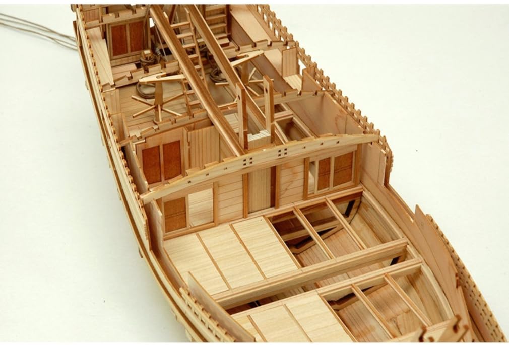 Деревянный модельный конструктор Woody Joe 1/72 Хисигаки-Кайсэн (Корабль)