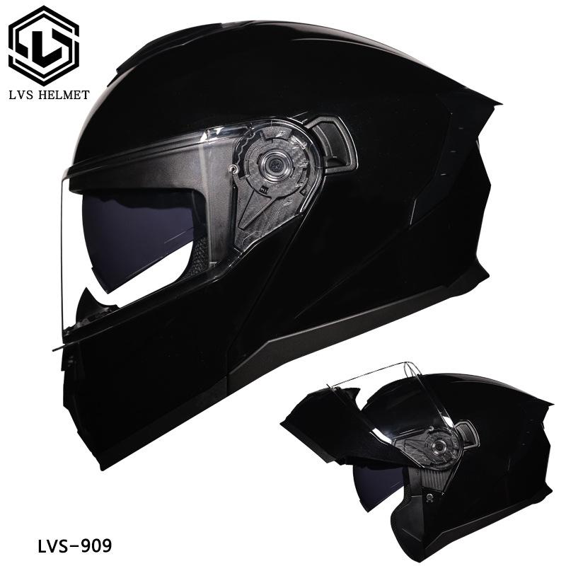 Motorcycle Helmet Men's and Women's Face-off Helmet Summer Locomotive Full Helmet Universal Safety In All Seasons