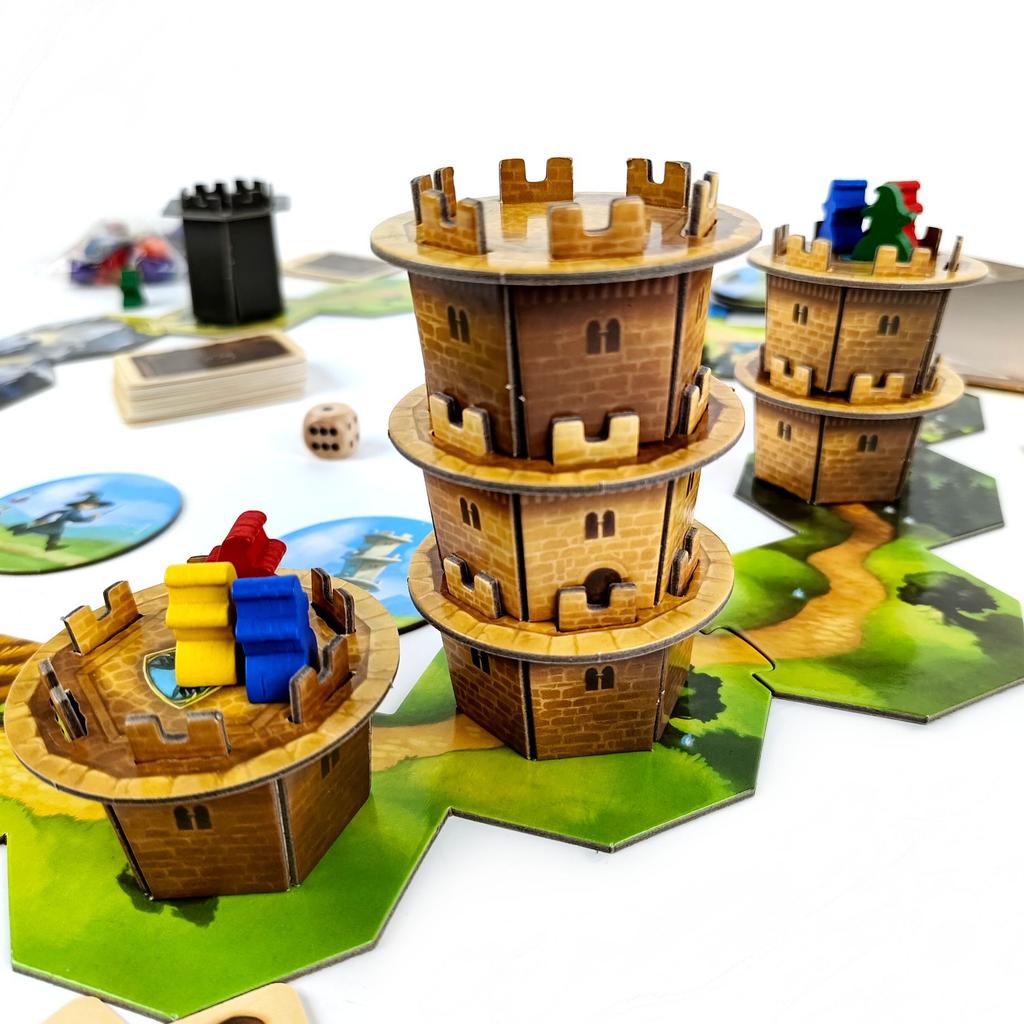 Настольная стратегическая игра «Блуждающие башни» Ловушки для волшебников Перемещение Магические заклинания Семейные игры для 1-6 игроков