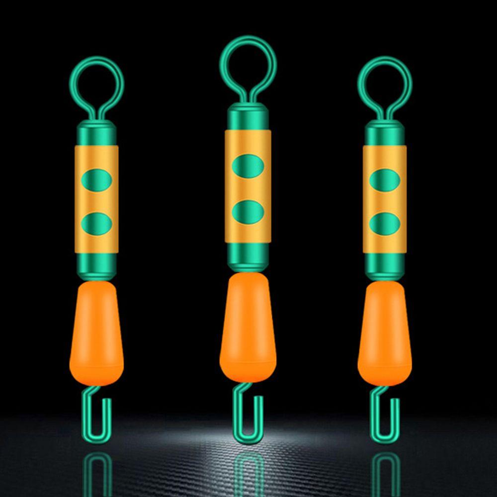 Connector Quick Opening Silicone Swivel Wire Set Unloading Force Splay Ring Fishing Hook Connector