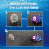Aquarium Ornament, 2 Pcs Fish Tank Decorations Floating Decor Octopus with Floating Device,Cute Fish Tank Accessories for All Kinds of Simulated