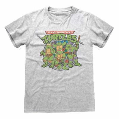 Teenage Mutant Ninja Turtles Футболка унисекс в стиле ретро для взрослых