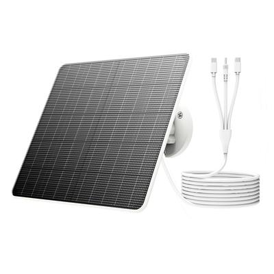 FlexSolar Solar 5V 6W Солнечный Солнечный Солнечный Панель Питание для Беспроводной Безопасности Регулируемый Монтажный Кронштейн Панель, Специфичная для Камеры, Панель,