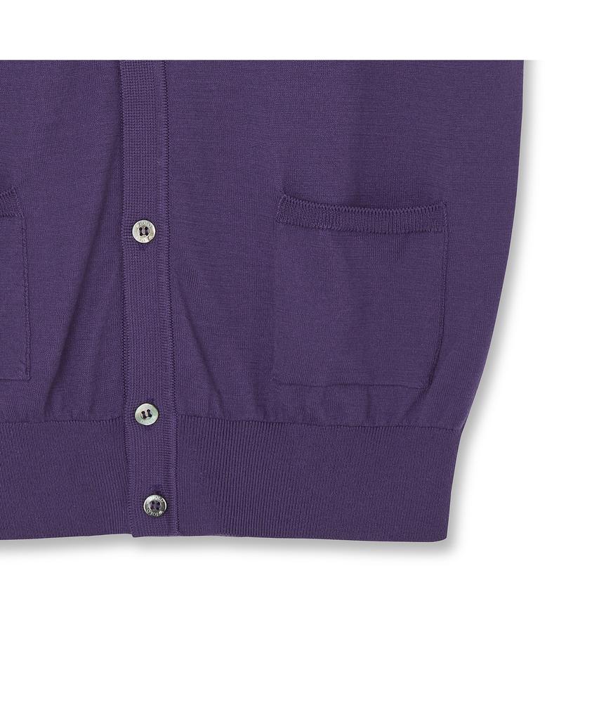 Iolo V-Cut Collar Shirt_Purple