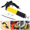 400CC Air Operated Grease Gun Flexible Hose Heavy Duty Air Compressor Grease Gun 2 Coupler Portable Grease Gun 1 Bent Metal Pipe