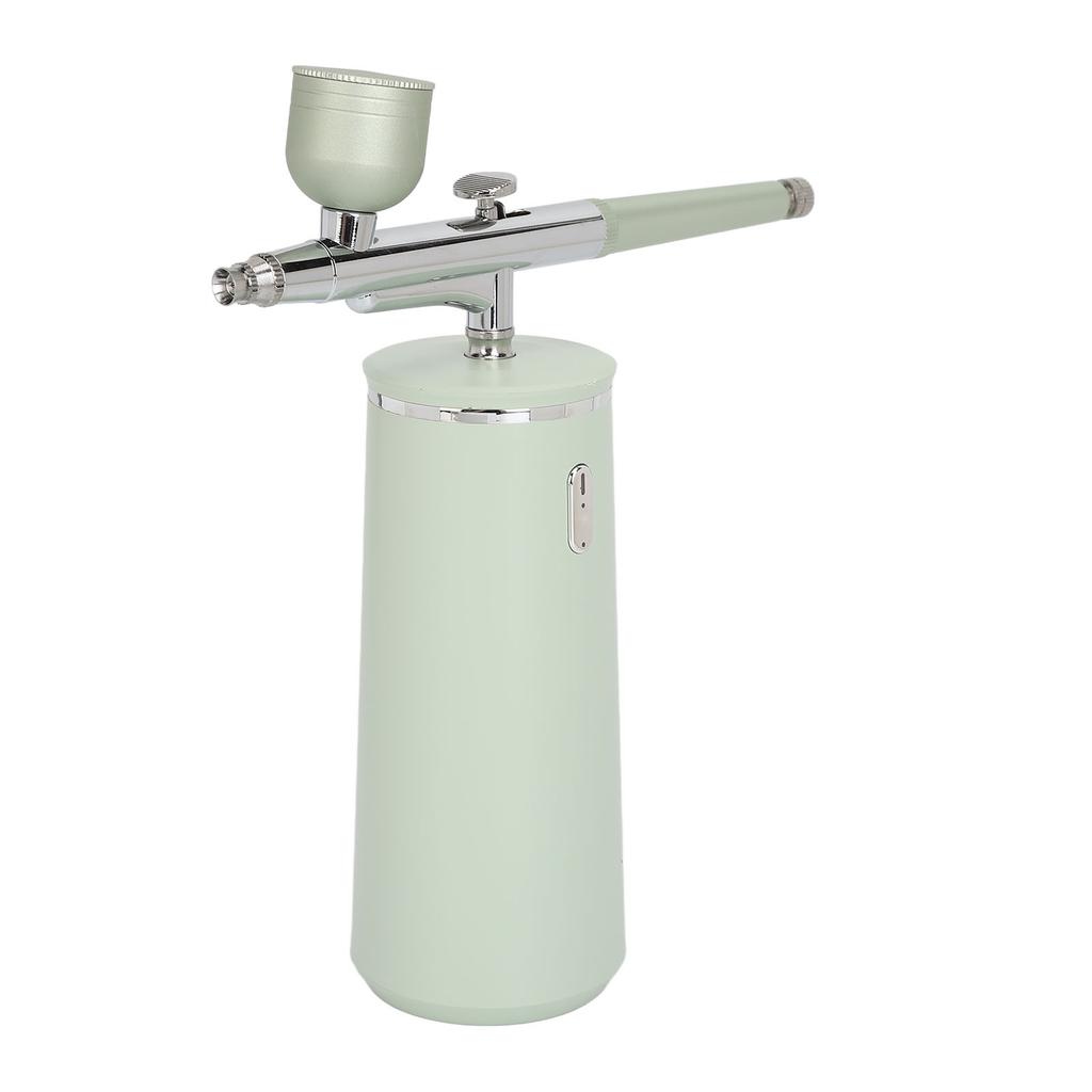 Аппарат для инъекций кислорода в лицо, портативный аэрограф с водой и кислородом высокого давления для салона красоты, зеленый