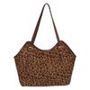 Fashion large-capacity leopard print tote bag 2025 autumn and winter new work commuter armpit bag casual shoulder bag