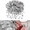 Convenient 500Pcs Candle Wicks Holders with Iron Base for DIY Projects