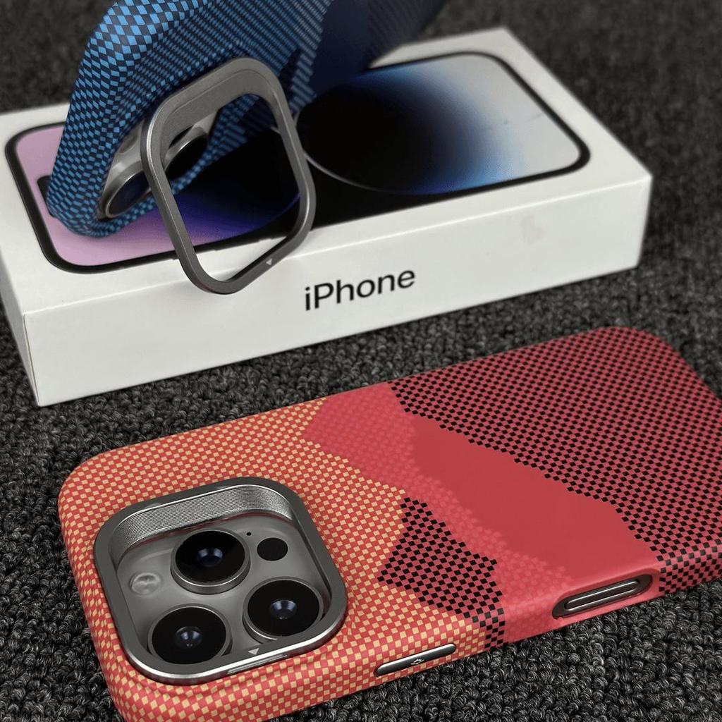 iPhone 17 Pro Max Магнитный чехол 'Горное ощущение' со подставкой для объектива Apple 16 - Жесткий чехол с полным покрытием