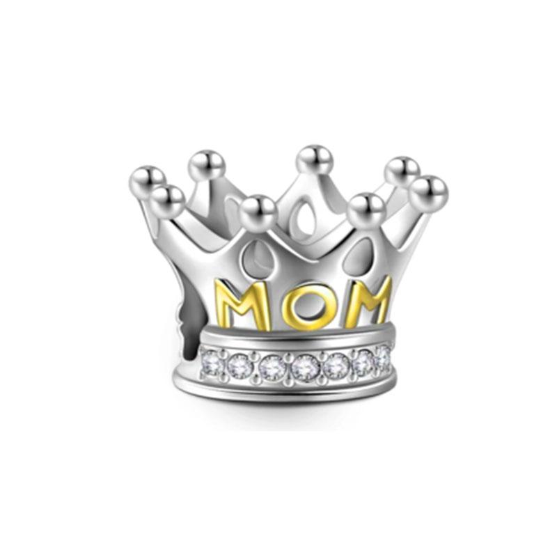 Оригинальный медный кулон-шарм в виде сердца любви для семьи, звезда, торт, бутылка вина, бусина, подходит для браслета, женские украшения DIY, подарок