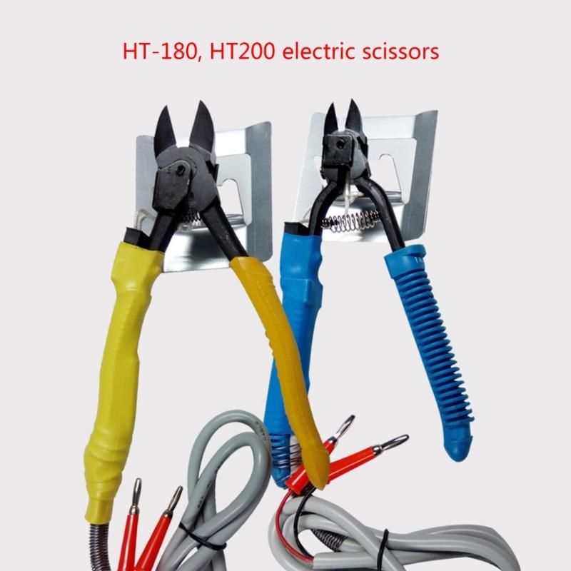 HT200/HT180 Электрические термоножницы Термокусачки Бокорезы Диагональные плоскогубцы Инструмент с блоком питания