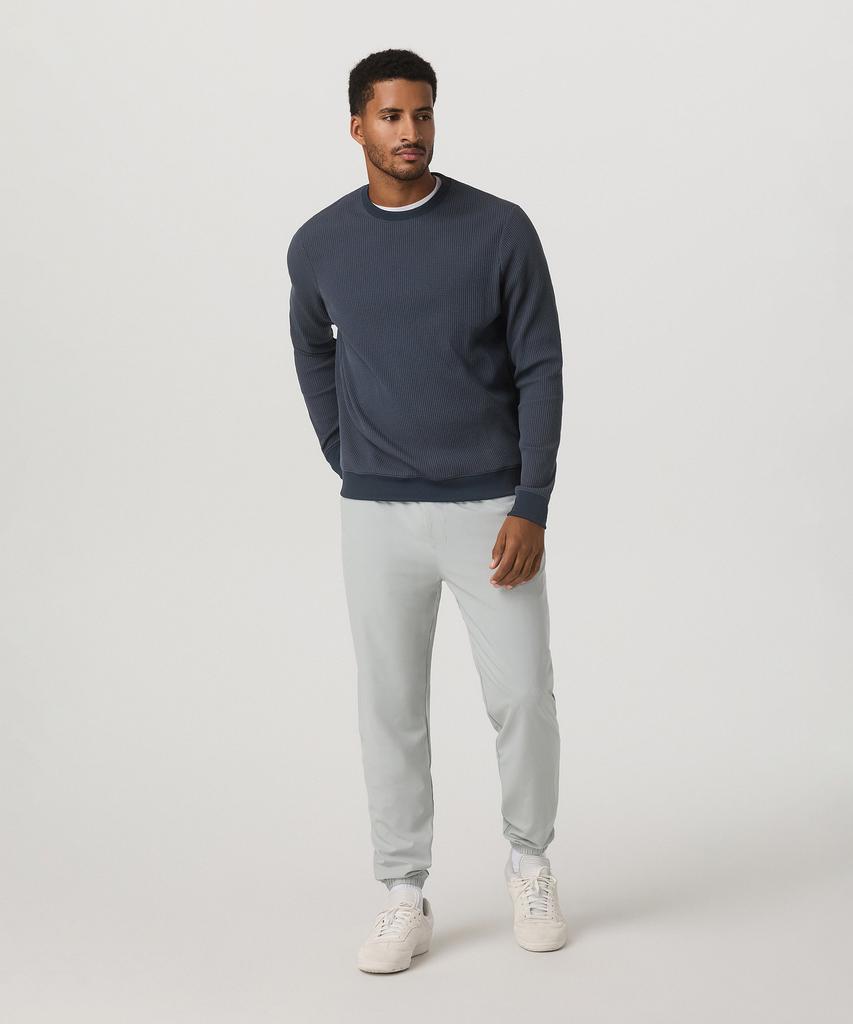 VUORI [Men'S] Tech Waffle Crew_Dark Navy Vr16120033