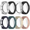 For Huawei Watch 5 42mm Watch Case PC Frame Cover with Tempered Glass Screen Film