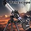 Портативный монокулярный телескоп с HD ночным видением - Ручная фокусировка, Телескоп для астрономии и наблюдения за звездами, Легкое устройство ночного видения