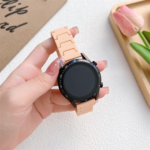 Ремешок из углеродного волокна для Samsung Galaxy 5/4/classic 46 мм/Active 2 40/44 мм Gear S3 20 мм/22 мм браслет Huawei watch GT/2e/3/Pro