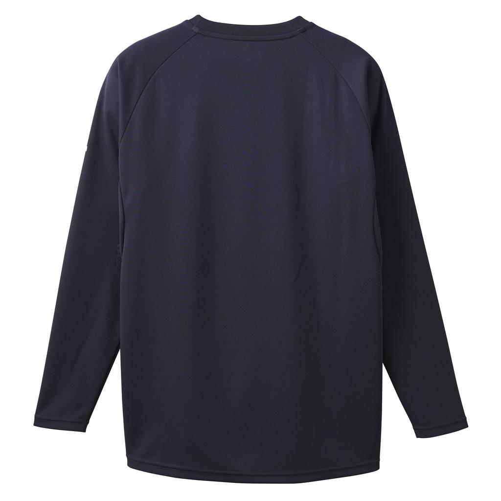 DESCENTE Волейбольная футболка с длинным рукавом Easy Arm Flying Yuki темно-синяя, Движение, Прием, Исикава,