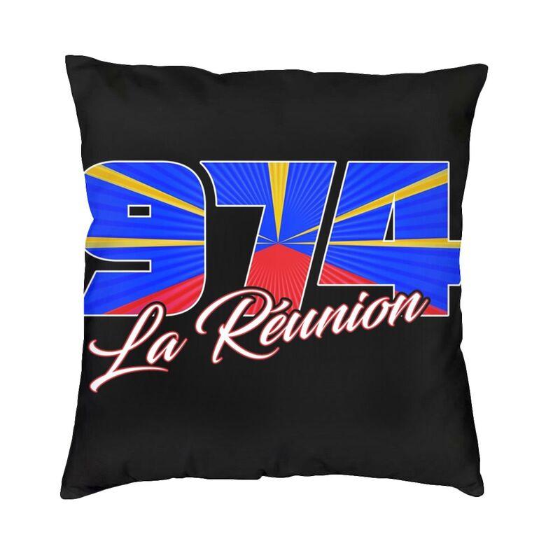 La Reunion Et Margouillat White Logo Throw Pillow Case for Sofa Modern Cushion Cover Soft Pillowcase