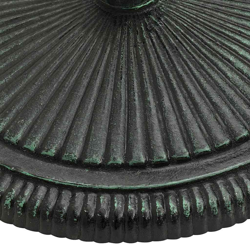 Vidaxl Podstawa Pod Parasol, Zielona, 45X45X30 Cm, Żeliwo