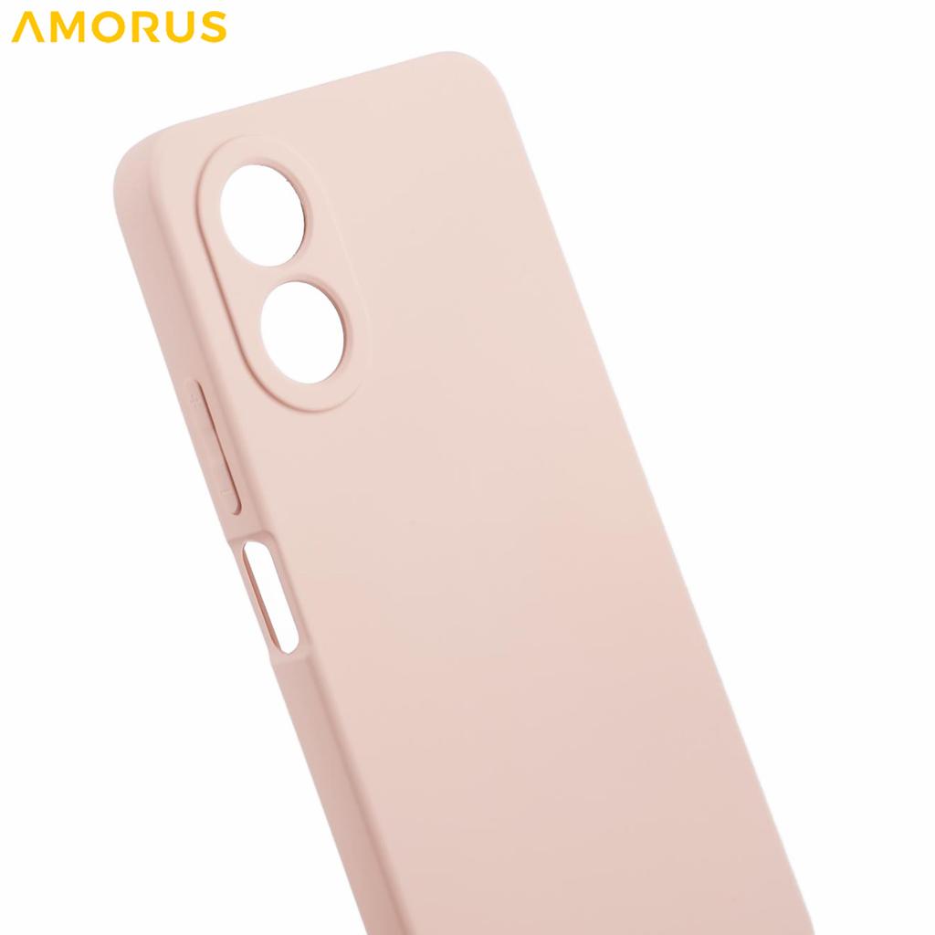 For Oppo A58 4G Case Precise Cutouts TPU Fiber Lining Shockproof Phone Cover