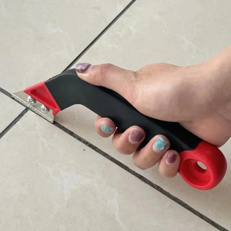 Professional Tile Gap Cleaning Tool Wall Floor Tiles Joint Cleaner Scraper Cement Dust Cleaning Removal Scraper with Knife Blade