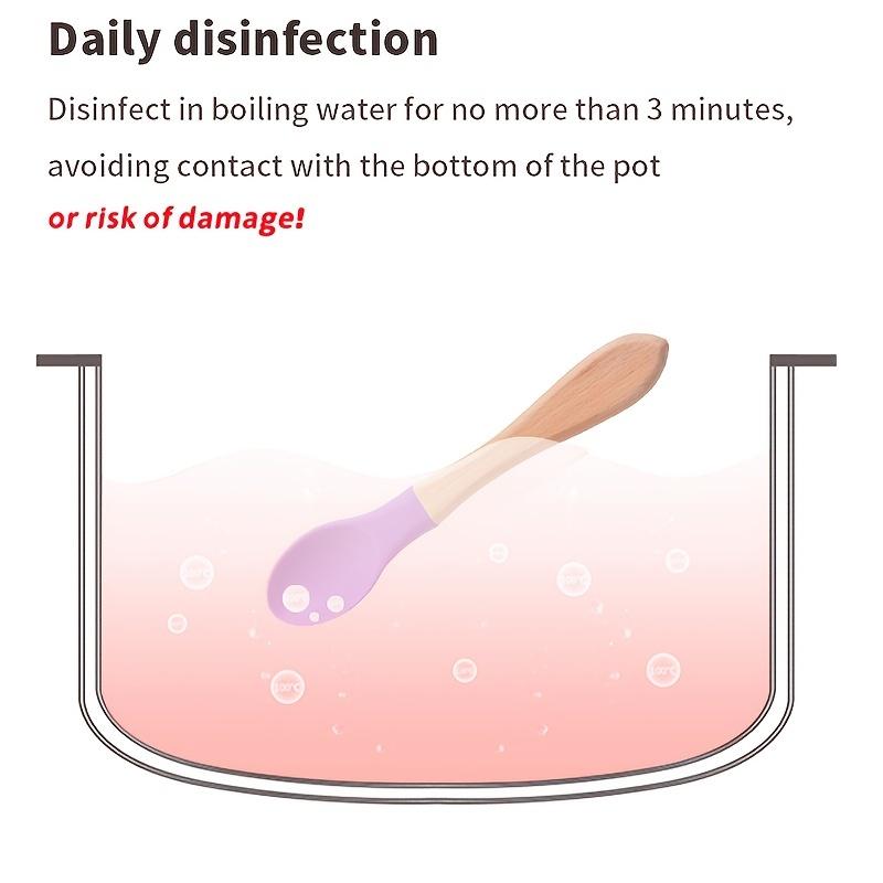 Детские миски с присоской — силиконовый набор из 2 предметов с ложкой для малышей — без BPA