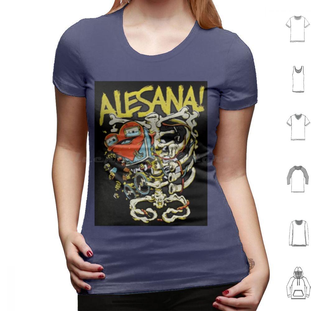 Alesana 12 T Shirt Big Size 100 Cotton Alesana Skeleton Heart Scene Emo Scenemo Punk Band Post Hardcore Hardcore Goth Gothic