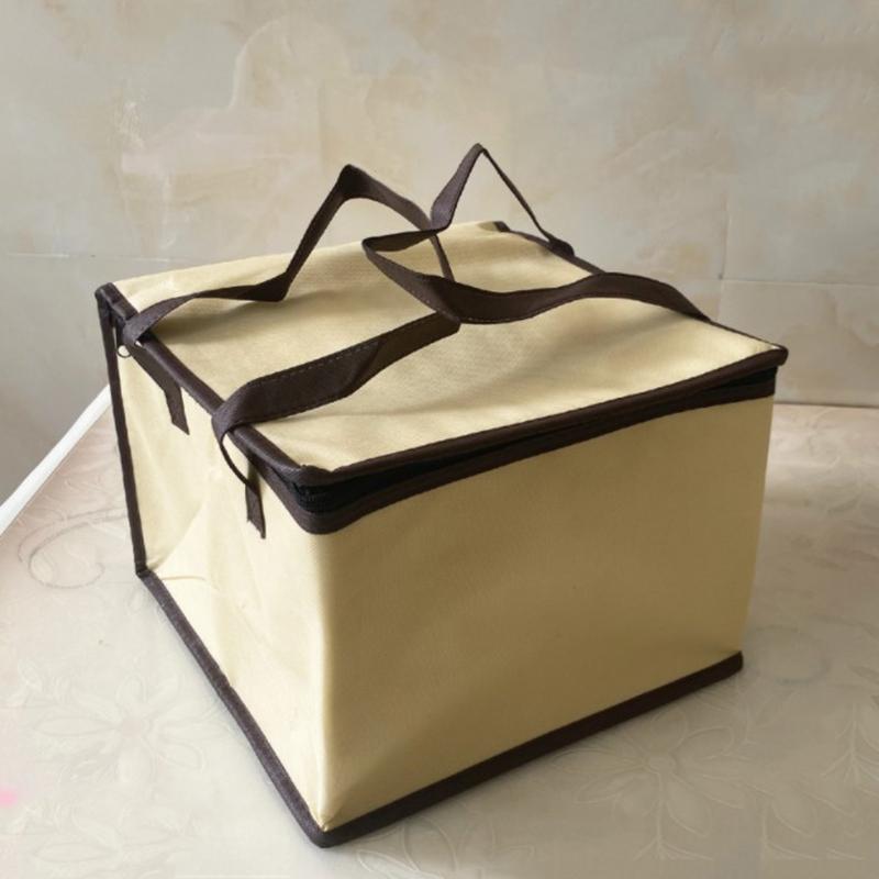 Большой нетканый термоизоляционный пакет, сумка для обеда, портативный контейнер для пикника, сумки-контейнеры, холодильник для свежего льда, изолированные сумки для еды