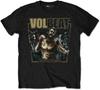 Мужская футболка Volbeat Seal The Deal приталенного кроя, размер Medium, черная