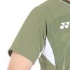 YONEX Short Sleeve Game Shirt Light Olive Medium Men's (Fit Style), (324),